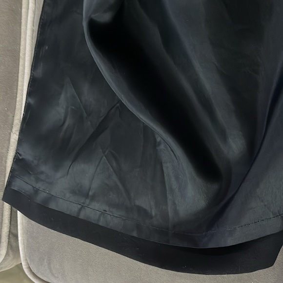 Esprit black wrap dress vintage v in the back size 3/4 lined - Picture 9 of 9